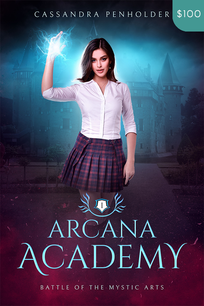 Premade Urban Fantasy Book Cover Design: Arcana Academy